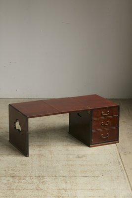 [裏山 古物] 日本古道具 實木和室桌