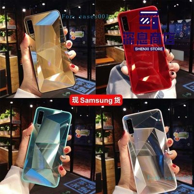 Samsung S21 鑽石紋3D菱形鏡面手機殼S20ultra A51 A71 A91保護套4G 5G三星手機保護殼防【深息商店】