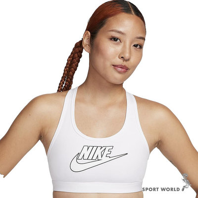 Nike 運動內衣 女裝 中度支撐 白【運動世界】FB4081-100