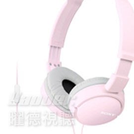 【曜德】SONY MDR-ZX110AP 粉色 智慧型手機適用 可線控 耳罩式耳☆送收納袋☆公司貨保固一年☆滿千免運