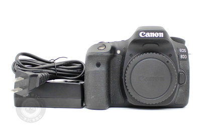 【台南橙市3C】Canon EOS 80D 單機身 2420萬 APS-C 公司貨 快門次數約:44XX 二手相機#88133