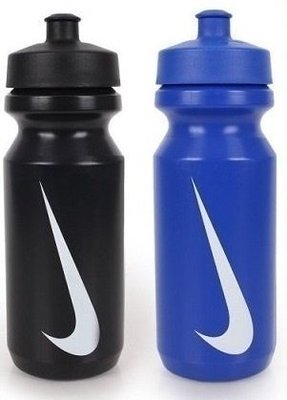 NIKE運動水壺 (藍色 黑色) 自行車 跑步 三鐵 籃球 大嘴巴水壺 正品公司貨 P2