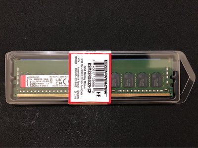 「聯強公司貨」金士頓 Kingston 32GB 3200MHz DDR4 ECC Reg DIMM 伺服器記憶體