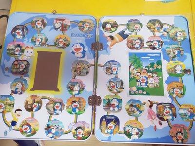 2006年7-11哆啦A夢 全新任意門收集磁鐵板含環遊世界磁鐵36個399+一元起標