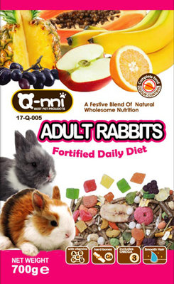 『朵愷 の 寵物樂園』Qnni寵物兔水果大餐700g