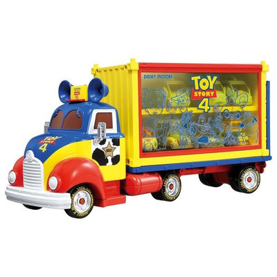 TOMICA 玩具總動員四 TS4玩具總動員收納車(不含小車) DS13362夢幻迪士尼小汽車