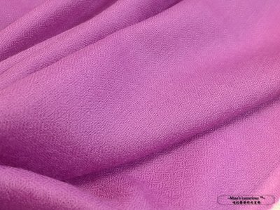 頂級鑽石紋系列-100% Cashmere 300支鑽石紋超仙紫玫瑰喀什米爾圍巾/披肩pashmina Shahmina