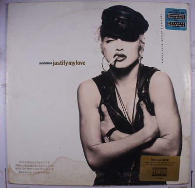 《二手美版單曲黑膠》Madonna – Justify My Love