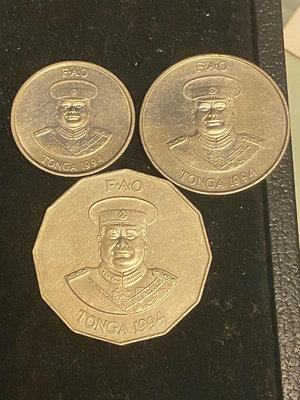【二手】 1994年湯加 FAO糧農組織紀念幣三入，可多得統一778 紀念幣 錢幣 收藏【奇摩收藏】
