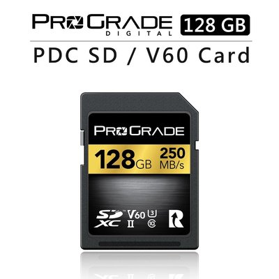 EC數位 ProGrade PDC SDXC UHS-II V60 128G 記憶卡 單眼 相機 攝影機 128GB