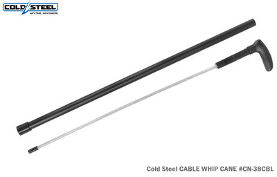 【angel 精品館】Cold Steel Lynn Thompson Cable "Whip" Cane 手杖