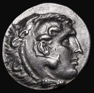 古希臘亞歷山大銀幣獅盔銀幣大力神銀幣四德銀幣13680