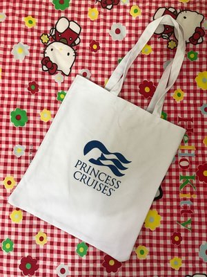 ナツミ☆【現貨】Princess Cruises 公主遊輪 帆布袋 手提袋 購物袋~可肩背