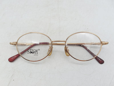 (小蔡二手挖寶網) 日本 S.FISH 眼鏡 眼鏡架 商品如圖 100元起標 無底價