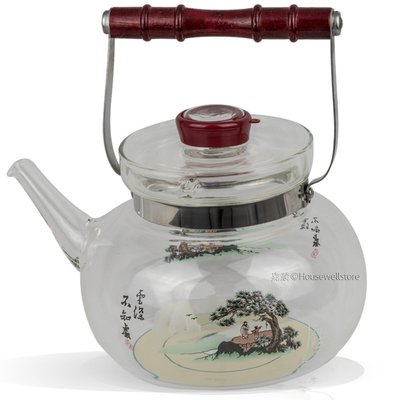 亞美直火泡茶玻璃壺(2000cc)✔台灣製造✔SGS認證合格 瓦斯爐電磁爐電熱爐推薦【嘉順Housewell】