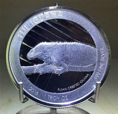 «自由銀» 2016 Iguana 斐濟鬣蜥銀幣 BU (1 toz) #190