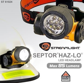 【LED Lifeway】Streamlight Septor HAZ-LO LED 頭燈 (3*AAA)