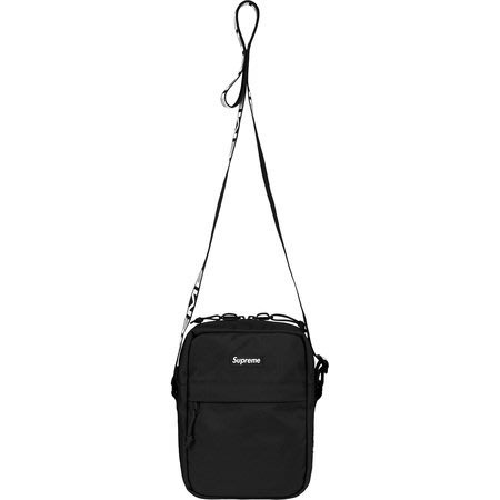 超搶手】全新正品2018 SS Supreme shoulder Bag 44代44TH 側背包肩包黑