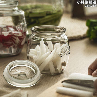 廠家出貨玻璃密封罐kilner泡菜罈子家用收納罐醃菜罐泡菜罐醃鹹菜缸儲物罐