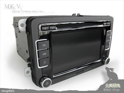 [北美惡兔- 福斯原廠 DVD RCD 510  ] GOLF 5 6 MP3 倒車 翻蓋 鏡頭 Aux Variant