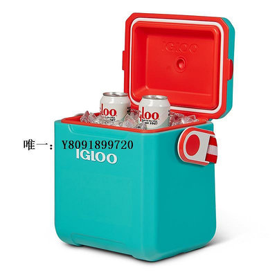 保溫箱【自營】IGLOO背帶保溫箱冷藏箱家用便攜式保鮮品保冷箱10L冷藏箱