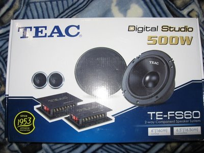 【安啦商行】TEAC TE-FS60 6.5吋分音喇叭