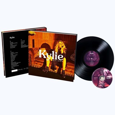 Kylie Minogue 凱莉米洛 Golden 超級豪華版CD+LP黑膠唱片(歐美進口版)