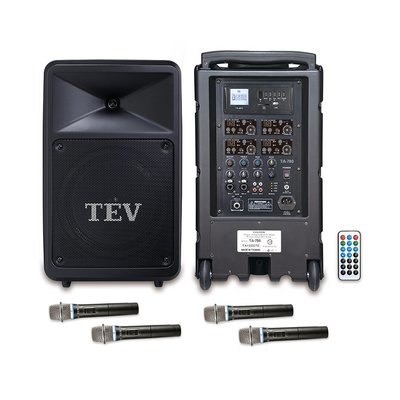 TEV TA-780 USB/SD四頻無線擴音機 TA-780 (四支麥克風)