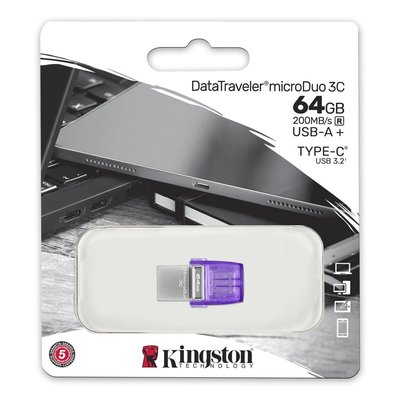 含稅 Kingston 金士頓 64GB 64G DTDUO3CG3 Type-C USB3.2 隨身碟