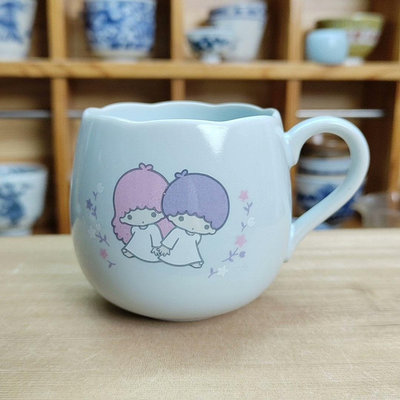 日本中古 sanrio 雙子星咖啡杯馬克杯元年初代咖啡杯單杯