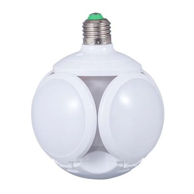燈泡led超亮節能燈家用省電E27螺口房間臥室燈創意折疊足球飛碟燈~特價