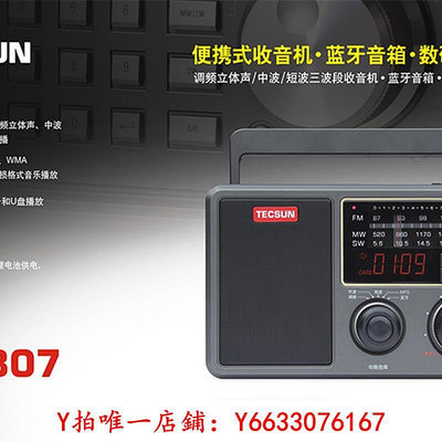 收音機Tecsun/德生RP-307便攜式收音機、音箱、數碼播放器音響