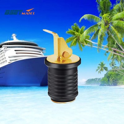 誘餌良好的塞子黃銅螺絲型壓縮塞排水塞 Bung 插座船船船體冷卻器可擴展橡膠配件