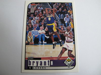 ~ Kobe Bryant ~名人堂/小飛俠/黑曼巴/柯比·布萊恩 1998年UD.飛天灌籃.明星賽籃球卡