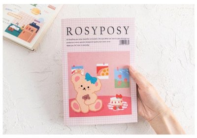 rosy posy生活志不乾膠手帳素材冊創意貼紙