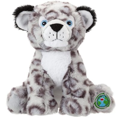 14050A 歐洲進口 限量品 好品質 可愛雪豹娃娃布偶仿真動物豹抱枕玩偶絨毛絨娃娃裝飾擺件送禮品禮物