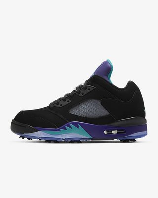 藍鯨高爾夫NIKE GOLF Jordan 5 Low【Black Grape】限量款#CU4523-001