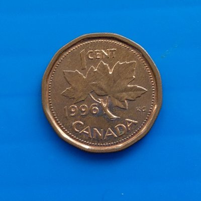 【大三元】歐洲錢幣-加拿大1996年 CANDA 1分
