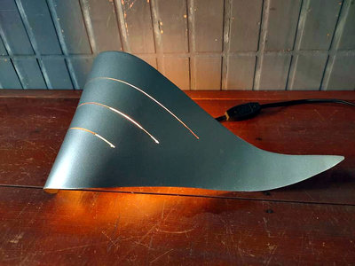 Modern Flowing metal wall lamp . 37cm