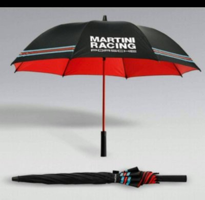 Porsche 保時捷原廠 MARTINI RACING 精品雙面雨傘