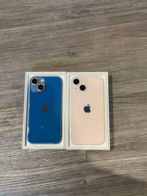 iPhone 13 mini 128g 藍/粉