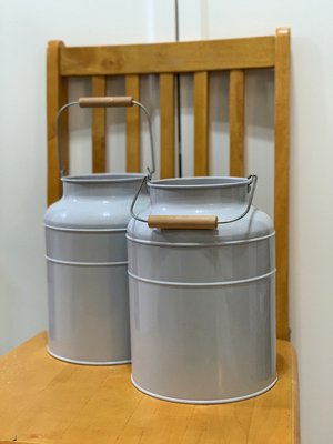 ikea socker鐵桶/花器/牛奶桶 絶版品