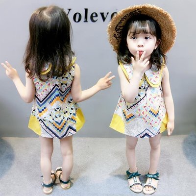 公主裙子女寶寶純棉1韓版女孩衣服洋裝洋氣女童夏季3歲兒童夏裝