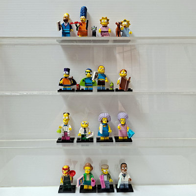 [ 三集 ] 積木 LEGO 樂高 71009 辛普森家庭 第2代 全16隻 大全套 含說明書 包裝袋 二手品 H8
