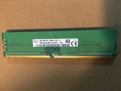 二手SK Hynix海力士DDR4 8GB PC4 2666桌上型電腦記憶體/桌機記憶體