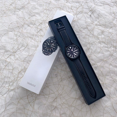 【艾爾巴二手】三星 Galaxy Watch3 45mm 藍芽智慧手錶 黑 #二手手錶 #勝利店 RT1VD