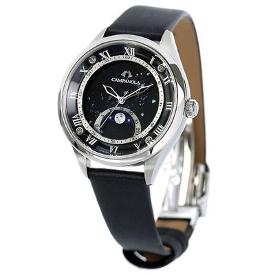 預購 CITIZEN CAMPANOLA EZ2000-14E 35.5mm 藍寶石鏡面 黑色面盤 緞面錶帶 男錶 女錶