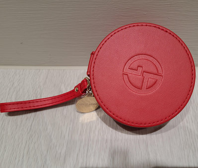 【巴黎淑女】Giorgio Armani GA 亞曼尼訂製紅氣墊化妝包 可放完美絲絨持久氣墊粉餅