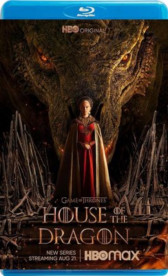 【藍光影片】權力的遊戲前傳：龍族 /龍之家族 第一季 /House of the Dragon S01(2022)共4碟