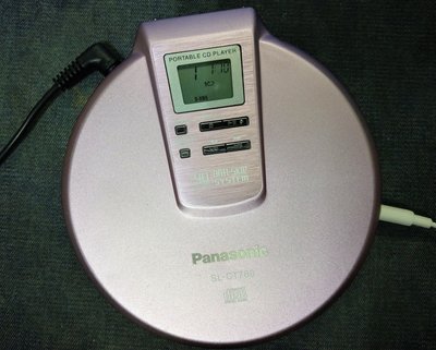 KV卡站 Panasonic SL-CT780 國際牌 超薄CD隨身聽 日本製造 稀少粉紅色